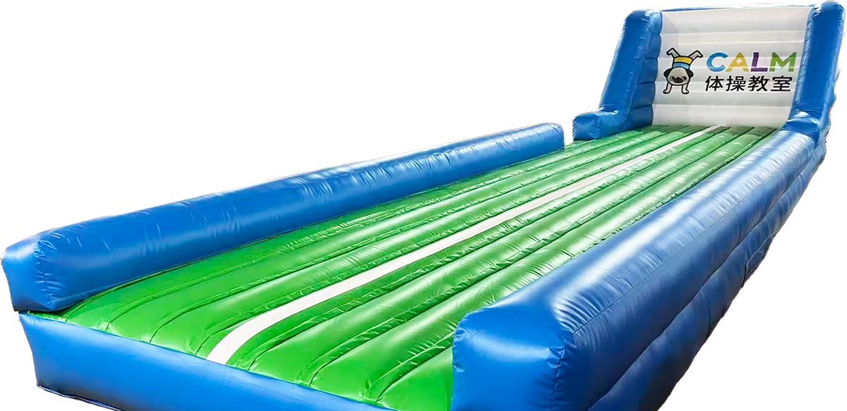 体操指導に使用するエアートランポリン
